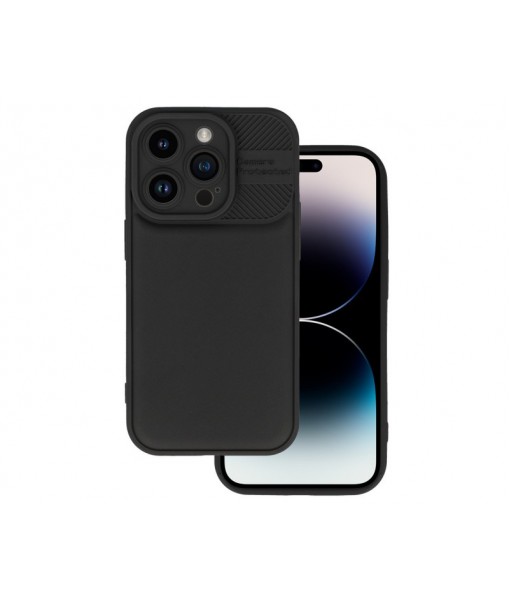Husa iPhone 15 Pro Max, Camera Protection, Super Rezistenta, Silicon, Negru